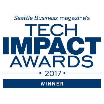 Picture of 2017 Winner of Seattle Business Tech Impact Awards