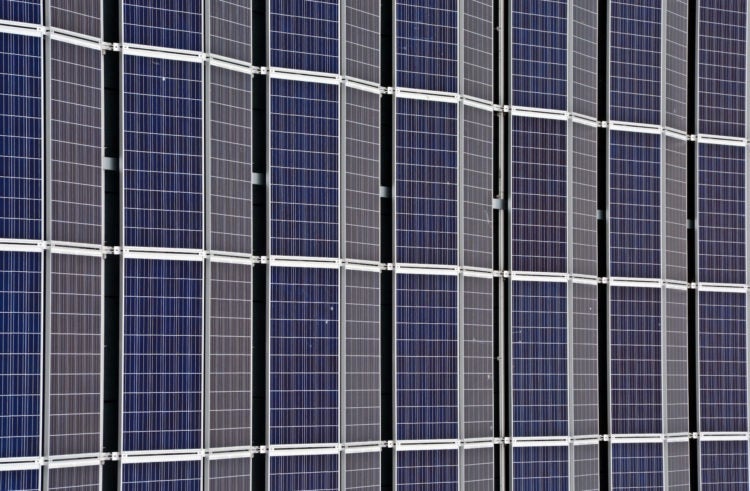 a group of solar panels