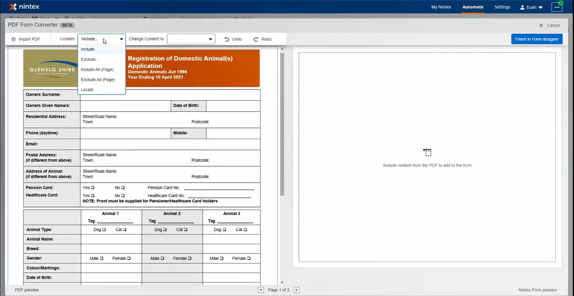 Picture of PDF Forms Converter
