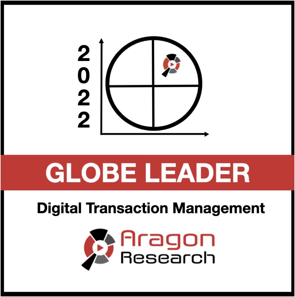Icon of globe leader for digital transaction management