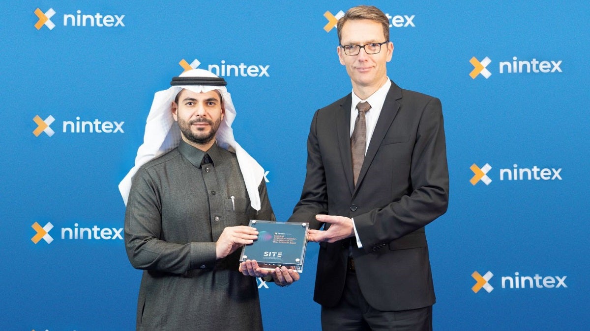 Saudi Information Technology Company (SITE), Nintex Middle East Digital Transformation recognition
