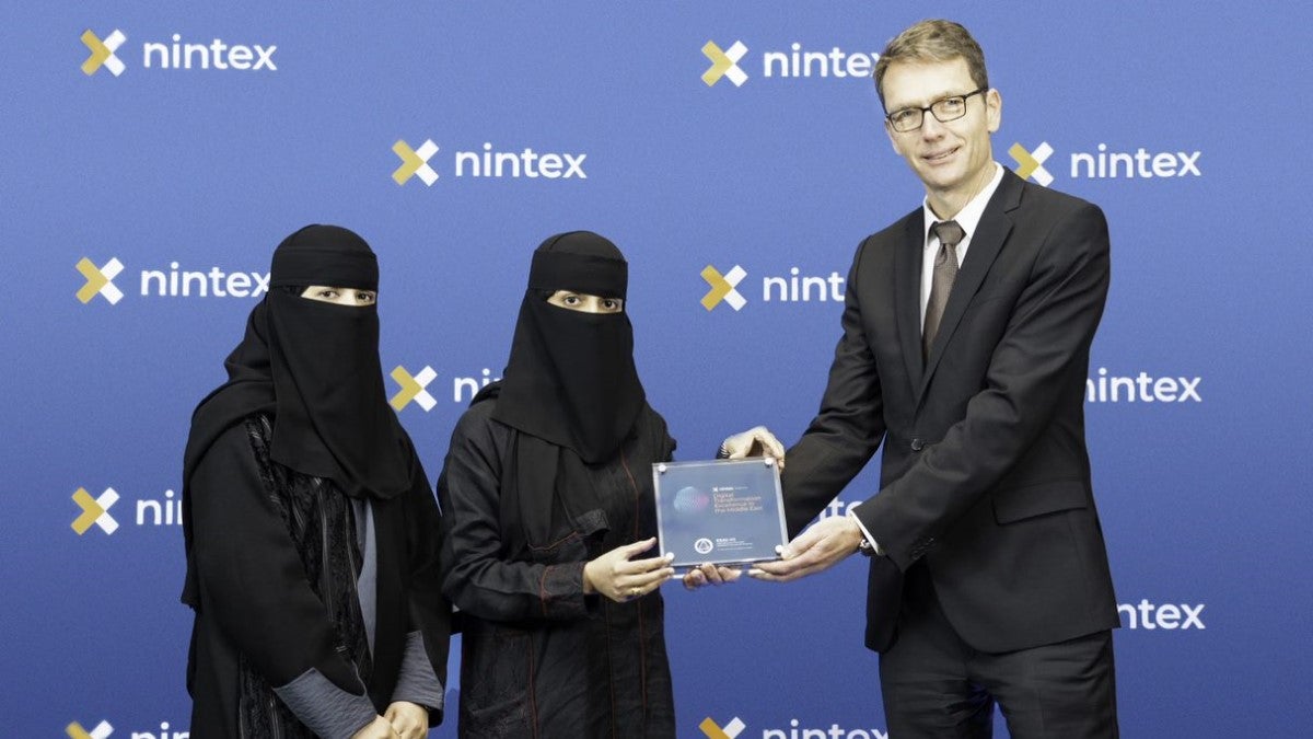 King Saud bin Abdulaziz University for Health Sciences, Nintex Middle East Digital Transformation recognition