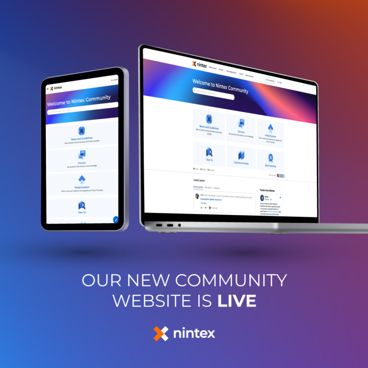 WELCOME TO THE NEW NINTEX COMMUNITY!   featured image