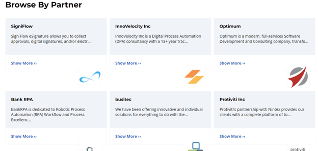 Partner Workflow Templates Nintex Gallery