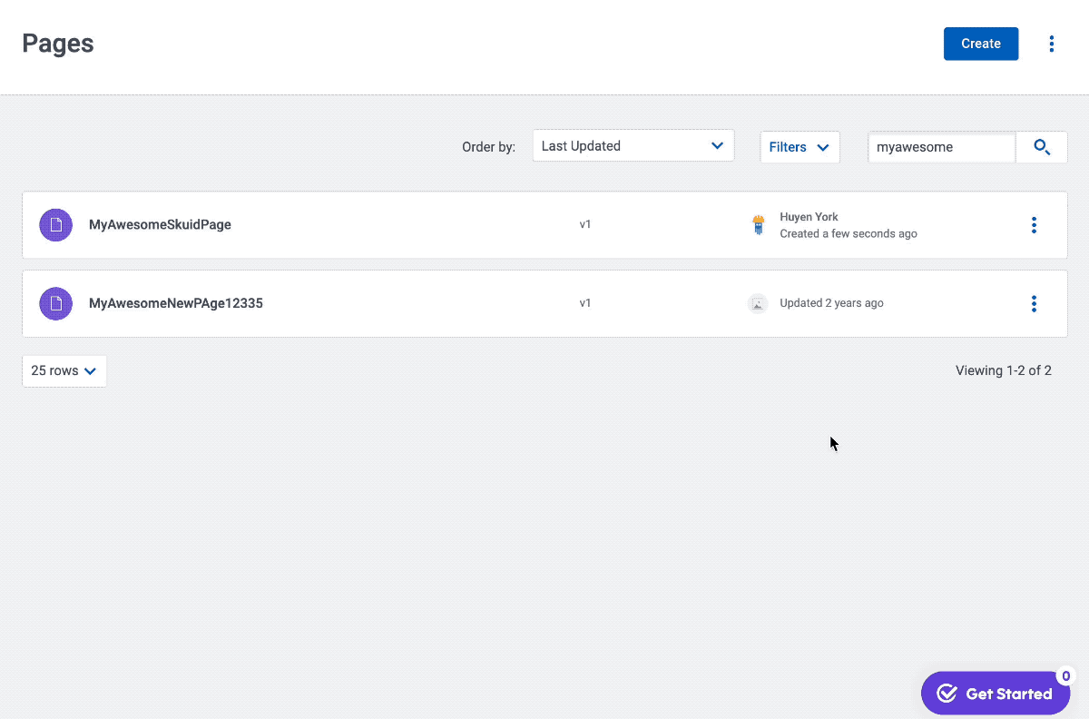 A screenshot of Skuid's migration utility interface.