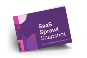 The cover of the SaaS Sprawl Snapshot ebook.