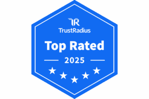 TrustRadius Top Rated 2025 badge