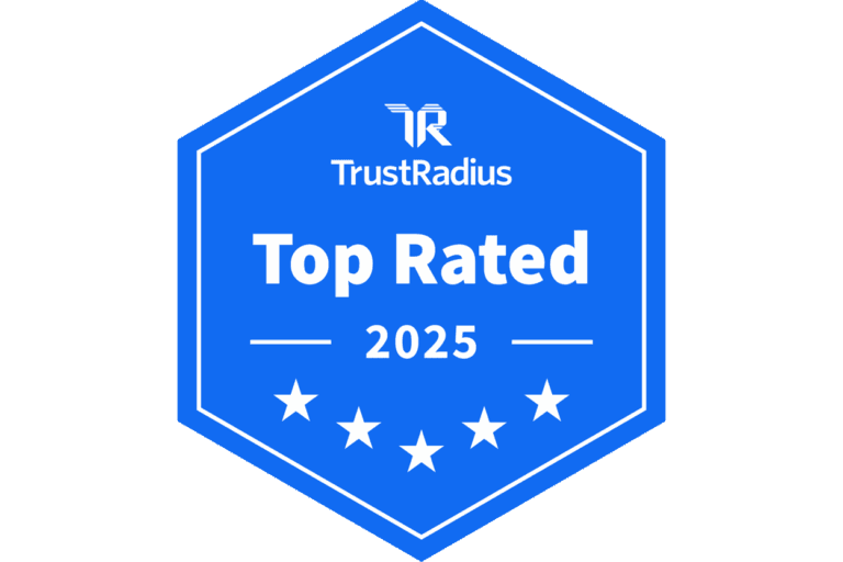 TrustRadius Top Rated 2025 badge