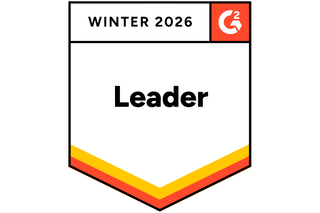 G2 Leader - Winter 2026 badge