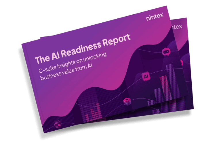 Cover image from the Nintex AI Readiness Report.