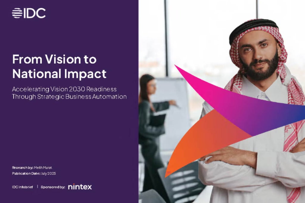 Cover of IDC Infobrief: From vision to national impact